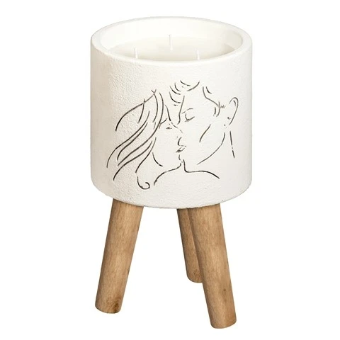 BESO CANDELA CON PIEDE DM.14 H.24 