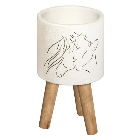 BESO P/PIANTA CON PIEDE DM.14 H.24 