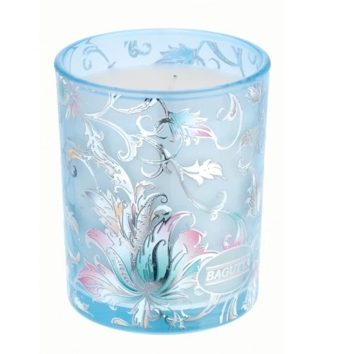 CANDELA PROFUMATA - Foglie azzurro Cannella