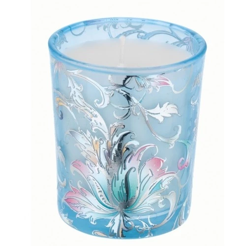 CANDELA PROFUMATA - Foglie azzurro Cannella