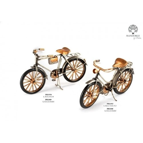 BICI DA DONNA VINTAGE 24.2 CM. METALLO RESINA