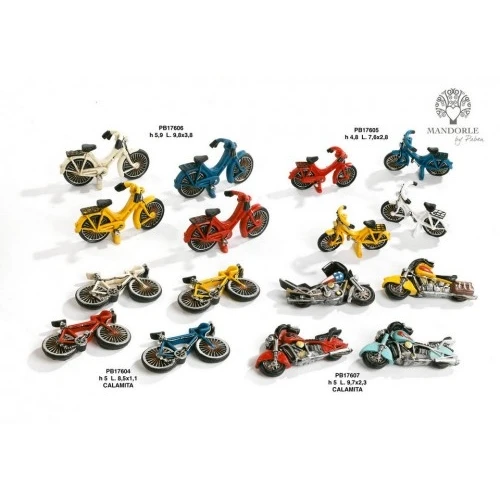 BICICLETTA 9.8 CM. RESINA