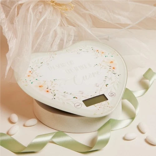 BILANCIA CUORE CON FIORI VERDI - CLARALUNA 2025