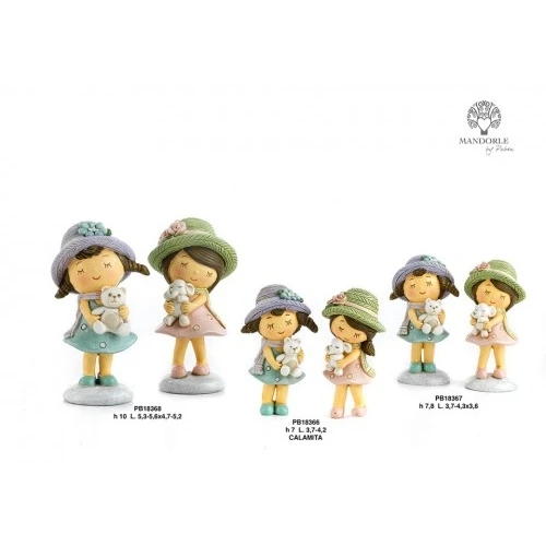 BAMBOLA 7.8 CM. RESINA