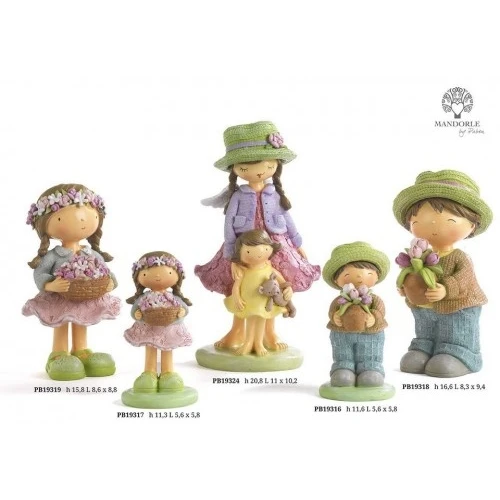 BIMBA FIORI 15.8 CM. RESINA