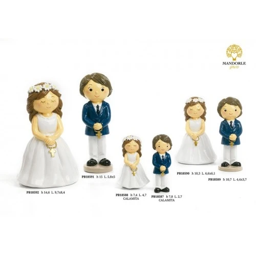 BIMBO IN PREGHIERA 10.7 CM. RESINA