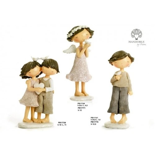 BIMBO SPIR/COLOMBA 12.3 CM. RESINA