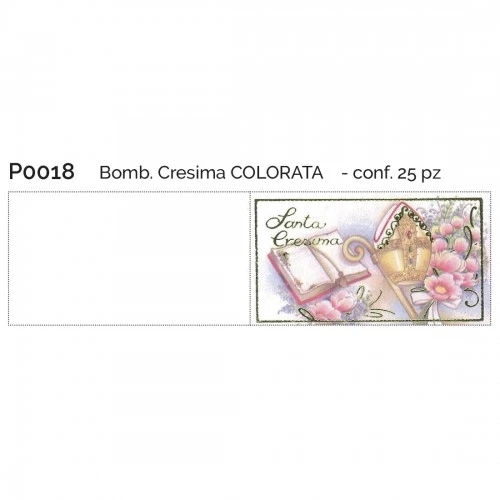 BOMB.CRESIMA COLORATA CONF.25 PZ
