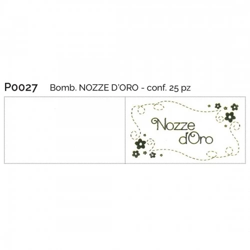 BOMB.NOZZE D'ORO CONF.25 PZ