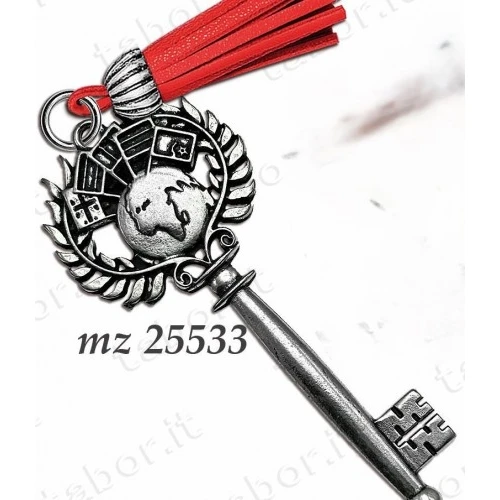 Bomboniera chiave laurea in lingue straniere