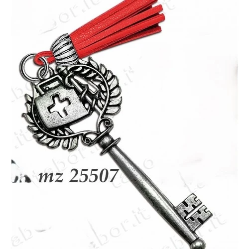 Bomboniera chiave laurea in medicina