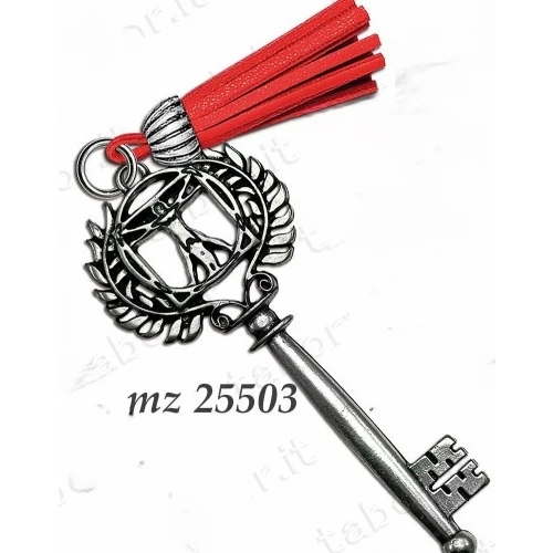 Bomboniera chiave laurea uomo vitruviano