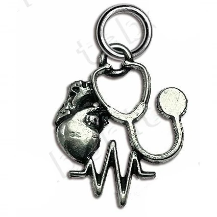 Bomboniera ciondolo laurea medicina cardiologia