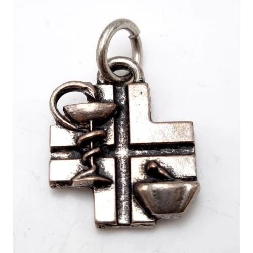 Bomboniera laurea ciondolo farmacia