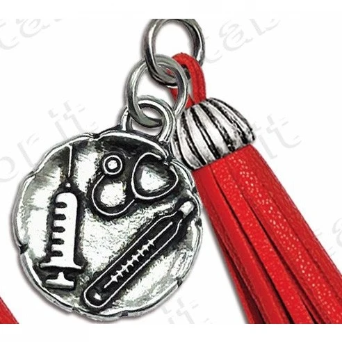 Bomboniera laurea ciondolo farmacia con nappina