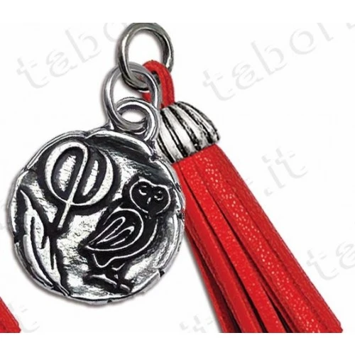 Bomboniera laurea ciondolo filosofia con nappina