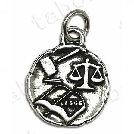 Bomboniera laurea ciondolo giurisprudenza