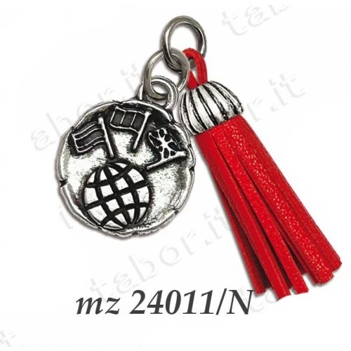 Bomboniera laurea ciondolo lingue con nappina