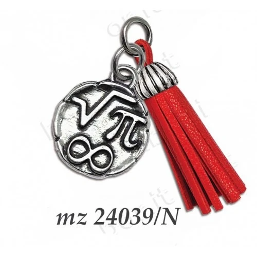 Bomboniera laurea ciondolo matematica con nappina