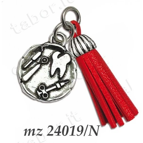 Bomboniera laurea ciondolo odontoiatria con nappina