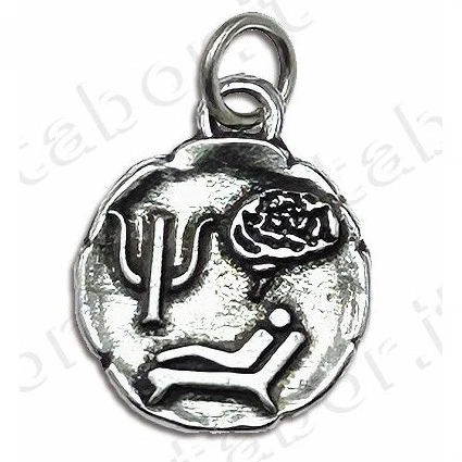 Bomboniera laurea ciondolo psicologia in metallo