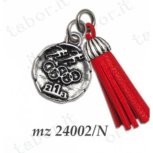 Bomboniera laurea ciondolo scienze motorie con nappina