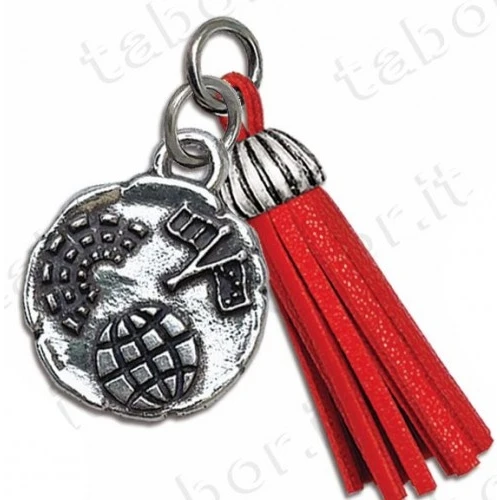 Bomboniera laurea ciondolo scienze politiche con nappina