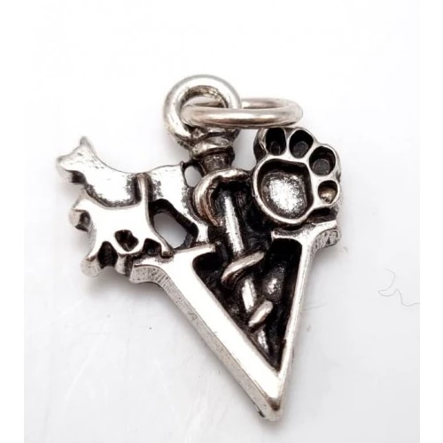 Bomboniera laurea ciondolo veterinaria