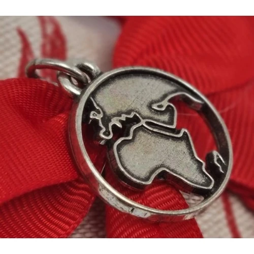 Bomboniera laurea in lingue globo in metallo