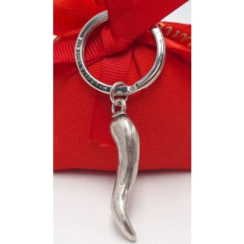 Bomboniera laurea portachiavi corno