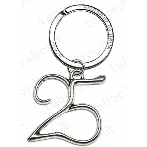 Bomboniera portachiavi stilizzato 25mo anniversario