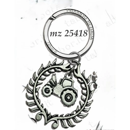 Bomboniera portachiavi trattore laurea in agraria