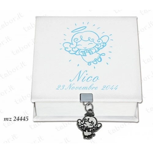 Bomboniera scatola degustazione personalizzabile portagioie angelo