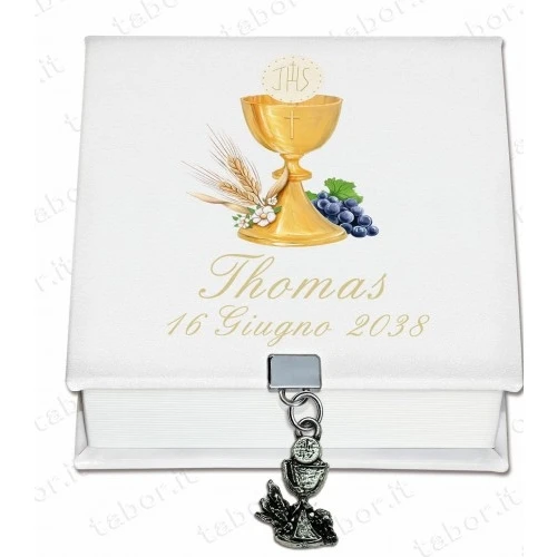 Bomboniera scatola degustazione personalizzabile portagioie comunione