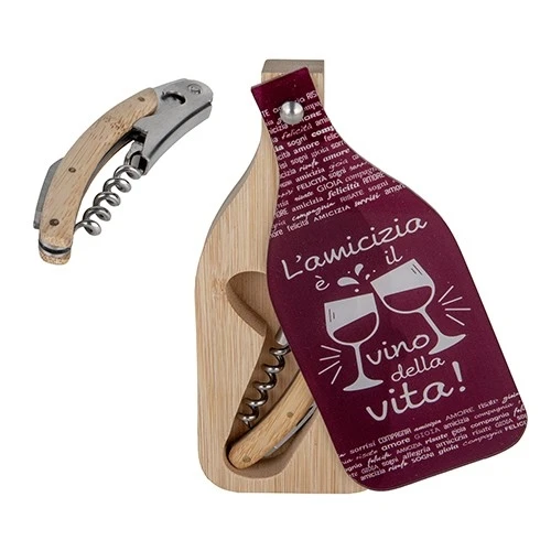 BOMBONIERA UTILE PER MATRIMONIO - BORDEAUX CON TAPPI CM11 BOTTLE(7,5X17)