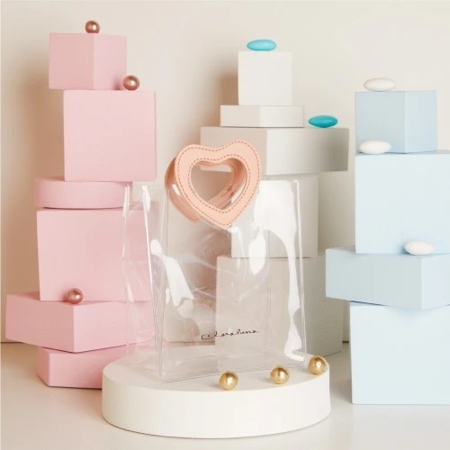 BORSA IN ACRILICO ROSA 13X7X15 - CLARALUNA 2025