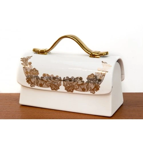 BORSETTA PORTAGIOIE ORO 16X7X11