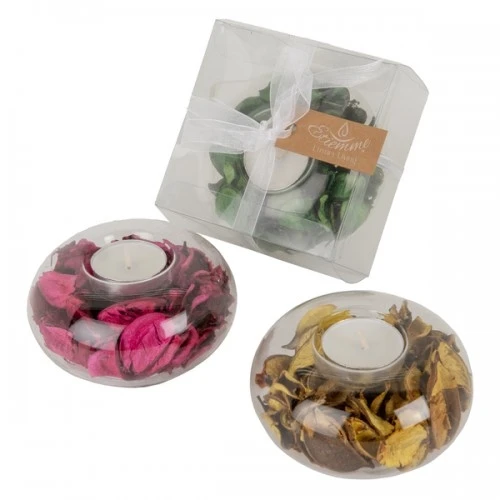 BUBBLE CANDELA POT POURRI DM 10 H6 C/BOX