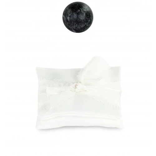 BUSTINA RASO AVORIO CON NASTRO