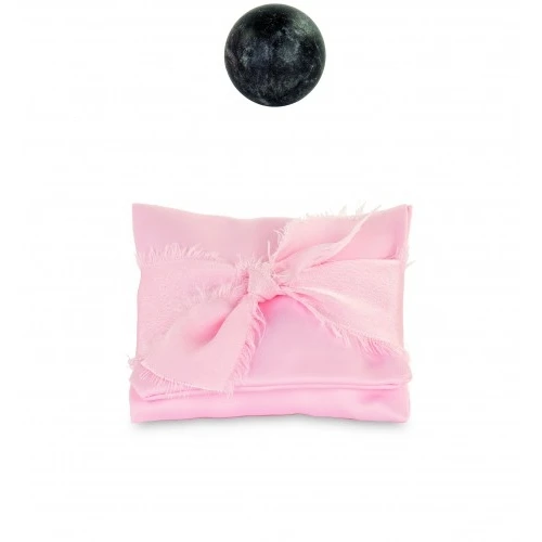 BUSTINA RASO ROSA CON NASTRO