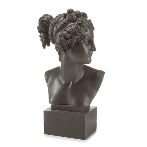 BUSTO VENERE CM 18 GRIGIO SCURO