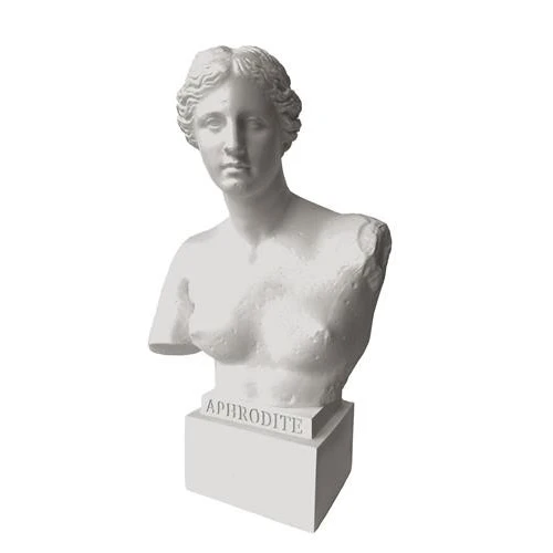 BUSTO AFRODITE 35 CM BIANCO