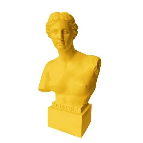 BUSTO AFRODITE CM 50 GIALLO