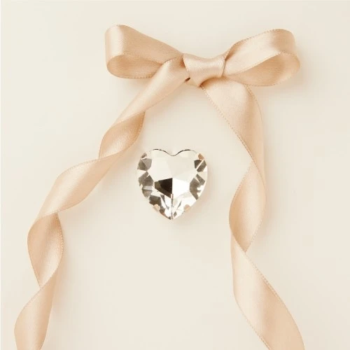 CALAMITA STRASS CUORE SILVER - CLARALUNA 2025