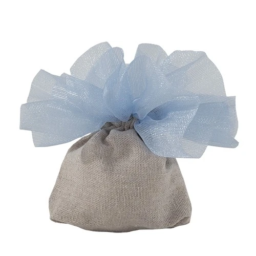 CAMPAGNA BAG CM 10X13 CIELO - PORTACONFETTI 