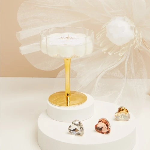 CANDELA IN BICCHIERE GOLD - CLARALUNA 2025