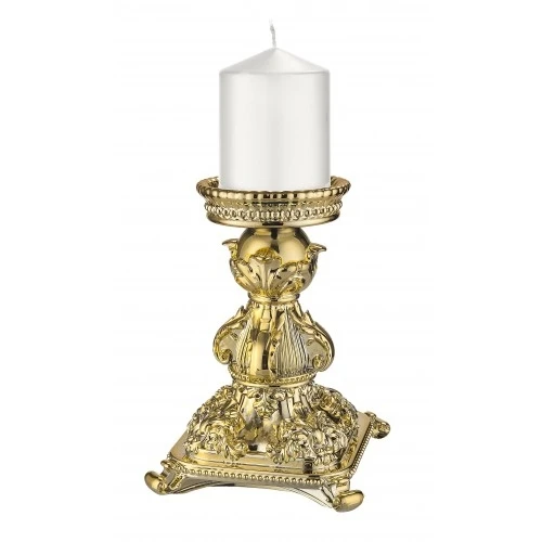 CANDELIERE BAROCCO CERO H.21 ORO
