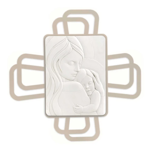 Capezzale da parete pannello in legno con la maternità