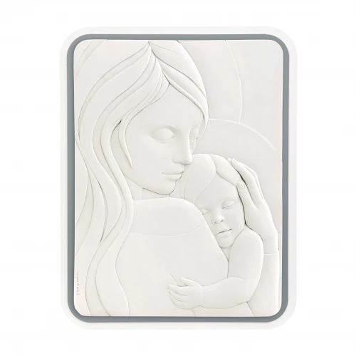 Capezzale Maternità stile moderno con cornice colore grigio 