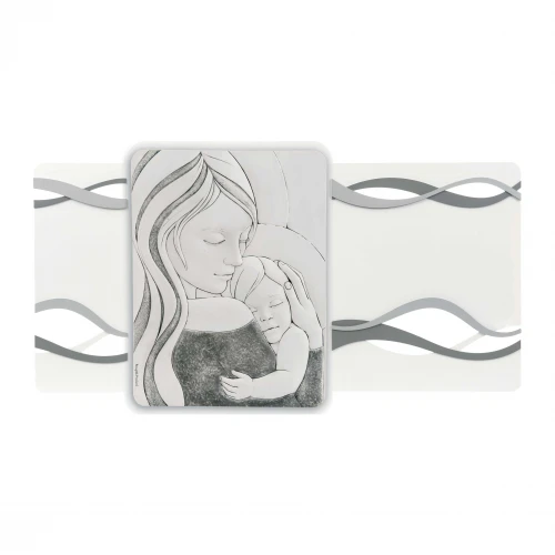 Capezzale piccolo da camera da letto con la maternità in stile moderno